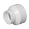 Charlotte Pipe And Foundry Charlotte Pipe Schedule 40 1-1/2 in. Hub X 2 in. D Hub PVC Reducing Coupling 1 pk PVC001020600 - alternate 1